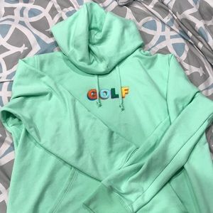 Golf 3D Embroidered MultiColored Hoodle - Mint.